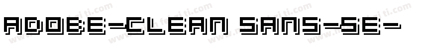 adobe-clean sans-se字体转换